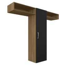 Armário De Cozinha Suspenso 3 Peças Luisa Bore/pret - Móveis Arapongas Armário De Cozinha Suspenso 3 Peças Luisa Bore/pret - Móveis Arapongas