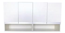 Armário de cozinha suspenso, comprimento 1,20mx50cm 100% MDF branco