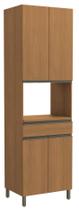 Armário de Cozinha Torre de Forno 4 Portas e 1 Gaveta com Pés G751 Maxxi Canela Kappesberg
