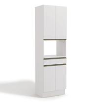 Armário de Cozinha Torre Fornos 70cm 1 Nicho 4 Portas 1 Gavetas G751 Maxxi Kappesberg