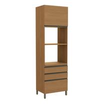 Armário de Cozinha Torre Quente 70cm 1 Nicho com Pés Maxxi Canela Kappesberg