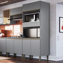 Armário de Cozinha Torre Quente para 2 Fornos 70cm 3 Portas Nero Móvel na Caixa Armário de Cozinha Torre Quente para 2 Fornos 70cm 3 Portas Nero Móvel na Caixa