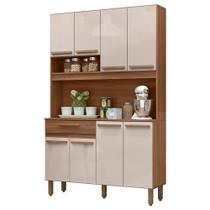 Armario de Cozinha Valparaiso 120 cm com 8 Portas e 1 Gaveta