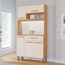 Armário de Cozinha Verona 100 MDF 5 Portas e 1 Gaveta - MH Móveis