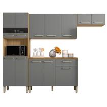 Armário de Cozinha Versalhes com Balcão 12 Portas e 1 Gaveta