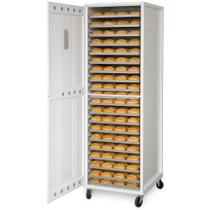 Armário De Crescimento Fechado Carrinho De Fermentação Pães De 20 Assadeiras Em Epóxi Innal