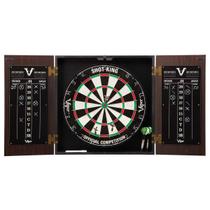 Armário de dardos Viper Stadium com Shot King Sisal Dartboard Armário de dardos Viper Stadium com Shot King Sisal Dartboard