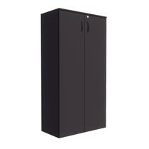 Armário de Escritório Alto com 2 Portas Chave de Fechadura e 3 Prateleiras Multiuso Studio Metalwood