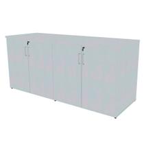 Armário de Escritório Corp 4 PT Cinza Cristal