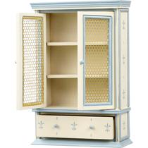 Armário de estante Dollhouse NUOBESTY Wooden Dollhouse Armário de estante Dollhouse NUOBESTY Wooden Dollhouse