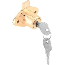 Armário de gavetas Lock Spectrum Brands 7/8" banhado a latão Armário de gavetas Lock Spectrum Brands 7/8" banhado a latão