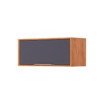 Armário de Geladeira p/ Cozinha Esplendida adeira c/ 1 Portas Basculante 80cm Cinamomo/Titanium - MGM Armário de Geladeira p/ Cozinha Esplendida adeira c/ 1 Portas Basculante 80cm Cinamomo/Titanium - MGM