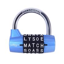 Armário de ginástica Combination Lock 5 dígitos azul sundopt