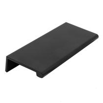 Armário de hardware Edge Pull Stone Harbor 5,4 cm preto fosco