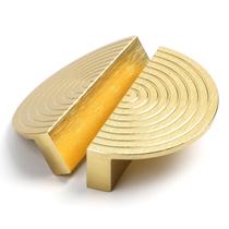 Armário de latão Pulls BaiNong de 3 polegadas, escovado a ouro, pacote com 2 Armário de latão Pulls BaiNong de 3 polegadas, escovado a ouro, pacote com 2