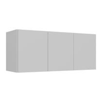 Armário De Lavanderia Aéreo Multiuso 3 Portas Branco
