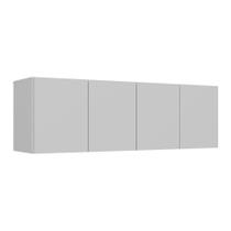 Armário De Lavanderia Aéreo Multiuso Mp5042 Branco Branco Armário De Lavanderia Aéreo Multiuso Mp5042 Branco Branco