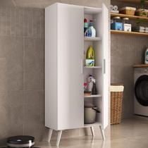 Armário de Lavanderia Multiuso 2 Portas 68cm Retrô Urban Multimóveis MP6038 Armário de Lavanderia Multiuso 2 Portas 68cm Retrô Urban Multimóveis MP6038