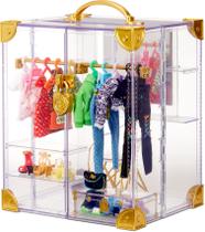 Armário de moda Rainbow High Deluxe com mais de 400 looks com acessórios