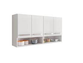 Armario de Parede 4 Portas Branco Brienza