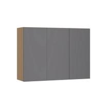 Armário de Parede Modulado 120cm 3 Portas Slim Luciane Armário de Parede Modulado 120cm 3 Portas Slim Luciane