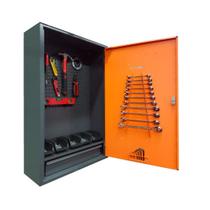 Armário de Parede para Ferramentas Peças Aço 01 Gaveta Presto 24 Ganchos Aéreo Oficina Preto Laranja Suspenso Armário de Parede para Ferramentas Peças Aço 01 Gaveta Presto 24 Ganchos Aéreo Oficina Preto Laranja Suspenso