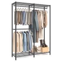 Armário de Roupas SONGMICS Freestanding - Preto Armário de Roupas SONGMICS Freestanding - Preto