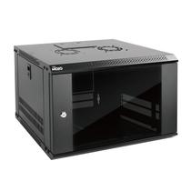 Armário de servidor para montagem na parede Tecmojo 6U IT Network Rack preto