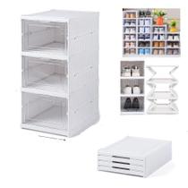 Armario Dobravel 3 Andares Sapateira Organizador De Brinquedos Automatico Caixa Empilhavel Multiuso Armario Dobravel 3 Andares Sapateira Organizador De Brinquedos Automatico Caixa Empilhavel Multiuso