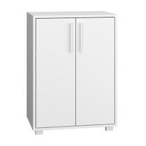 Armário Em Mdp Com 2 Portas E 2 Prateleiras Brv Móveis Branco Armário Em Mdp Com 2 Portas E 2 Prateleiras Brv Móveis Branco