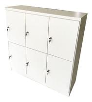 Armário Escaninho Guarda Volume Com Chave Organizador