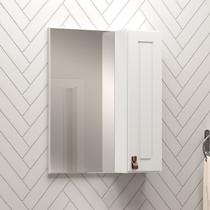 Armário Espelheira para Banheiro 45cm 1 Porta Denver Yescasa Armário Espelheira para Banheiro 45cm 1 Porta Denver Yescasa