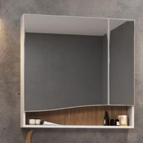 Armário Espelheira para Banheiro 80cm Lille
