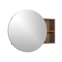 Armário Espelheira Para Banheiro Luna 80cm