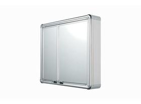 Armario Espelho 2 Portas Perfil Aluminio Lbp16/s Astra