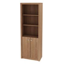 Armário Estante Alto para Escritório Home Office ME4110 MDP Amendoa G69 - Gran Belo Armário Estante Alto para Escritório Home Office ME4110 MDP Amendoa G69 - Gran Belo