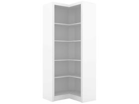 Armário Estante De Canto Escritório Home Office Branco Armário Estante De Canto Escritório Home Office Branco