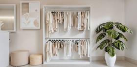 Armário Estante Expositor Arara Dupla Closet Cabideiro Loja Roupas - Código 103