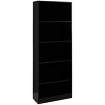 Armario Estante Multiuso 5 Prateleira Me4141 Preto Armario Estante Multiuso 5 Prateleira Me4141 Preto