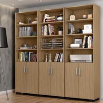 Armário Estante Multiuso Office Livreiro com 6 Portas 181,5cm Armário Estante Multiuso Office Livreiro com 6 Portas 181,5cm