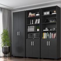 Armário Estante Multiuso Office Livreiro com 6 Portas 181,5cm Preto