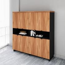 Armário Estante para Escritório com 8 Portas de Abrir e 2 Nichos F5 Office Armário Estante para Escritório com 8 Portas de Abrir e 2 Nichos F5 Office