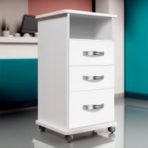 Armário Estética Podologia: Organização Excepcional com 03 Gavetas e 01 Vazado