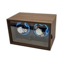 Armário Expositor Giratório Para Relógios Automáticos Mecânicos Com Alimentação USB E Caixa De