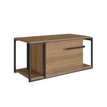 Armário Gabinete para Banheiro com Porta-toalhas 80cm P1019 Mel