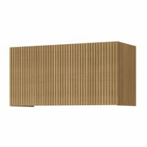 Armário Geladeira Ripado 1 Porta Basculante Rainha 80cm 100 MDF - Nesher Armário Geladeira Ripado 1 Porta Basculante Rainha 80cm 100 MDF - Nesher