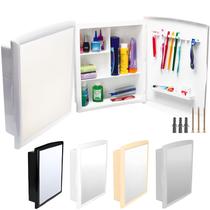 Armario Grande De Banheiro Com Espelho Gabinete Sobrepor Porta Com Divisória Interna Armario Grande De Banheiro Com Espelho Gabinete Sobrepor Porta Com Divisória Interna