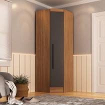 Armário Guarda-Roupa de Canto com 1 Porta Viena Espresso Móveis Armário Guarda-Roupa de Canto com 1 Porta Viena Espresso Móveis