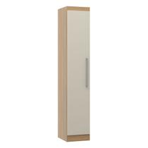 Armário Guarda Roupa Modulado Vertical 1 Porta 218cm Carvalho