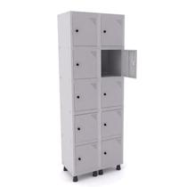 Armário Guarda Volume Locker Roupeiro 10 Portas Aço GRP 502/10